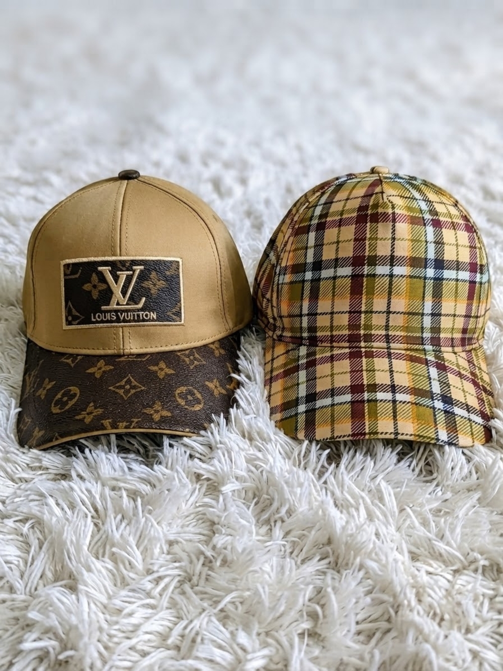 New Beautiful Monogram Luxury / Inspired Desiger Style Cap 2 For 1 Combo!!!
